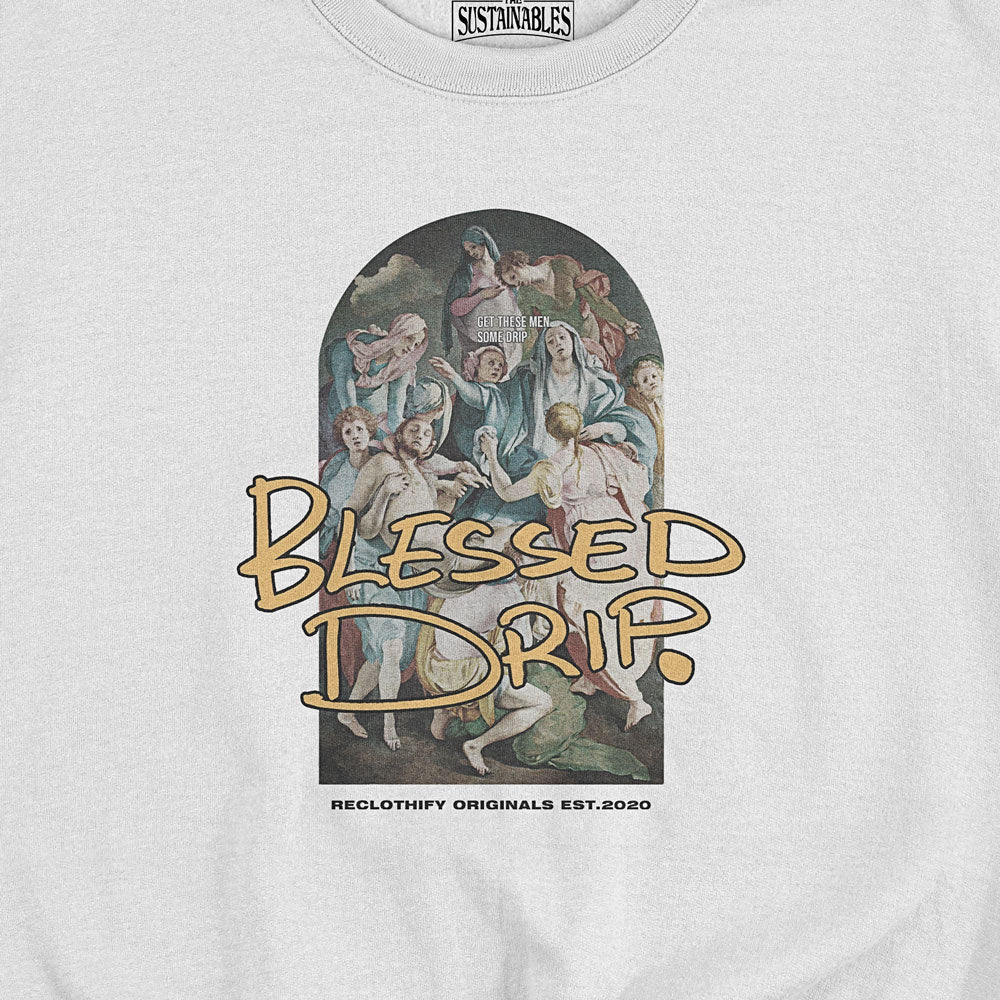 Blessed Drip Crew Neck Sweater